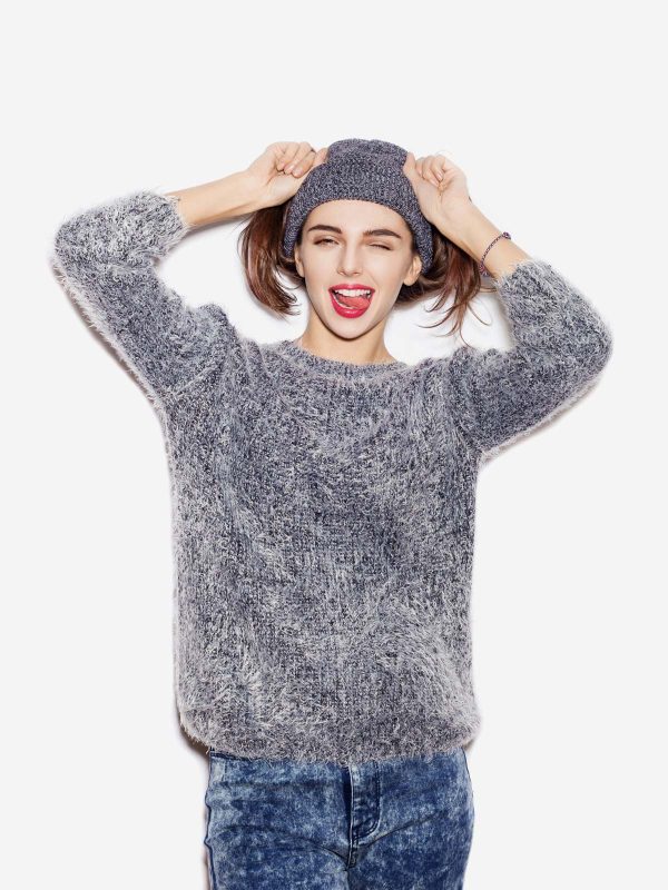 Gray sweater